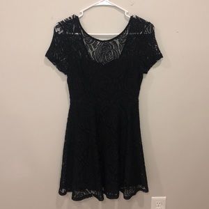 Altar’d State Black Lace Dress